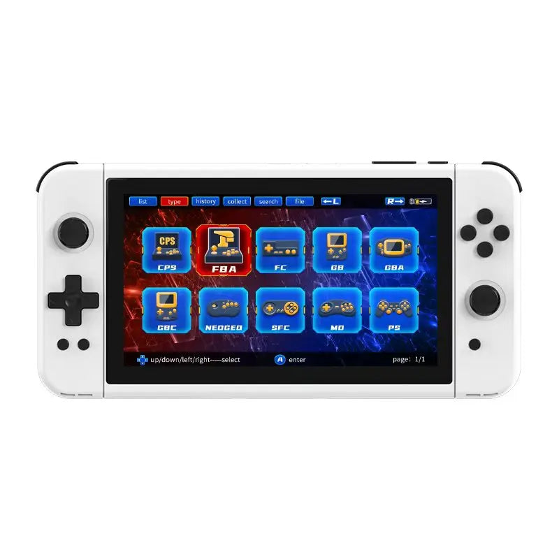 NEW X70 64GB Retro Handheld Game Console 7 Inch HD Screen Double Players ATM7051 Quad-Core Retro TV Video Game Console Gifts