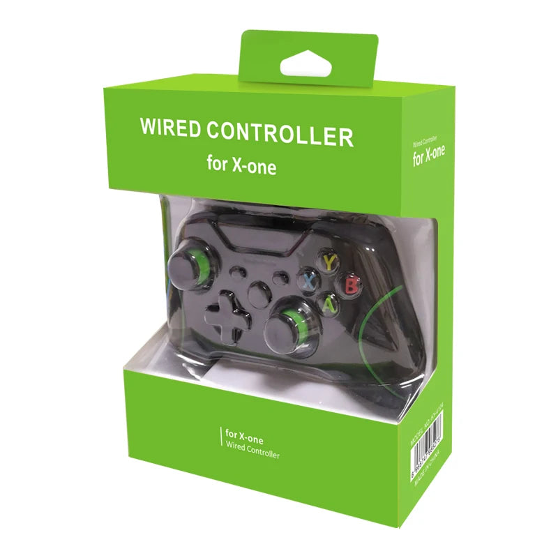 Drop Shipping USB Wired Gamepad for Xbox One Controller Dual Motor Vibration for Xbox One Control PC / Laptop Windows 7/8/10