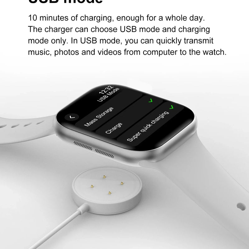 NEW Smart Watch Series 10 Men Blood Pressure BT Call NFC Sleep monitoring Wireless Charge Women Sport Smartwatch For IOS Android