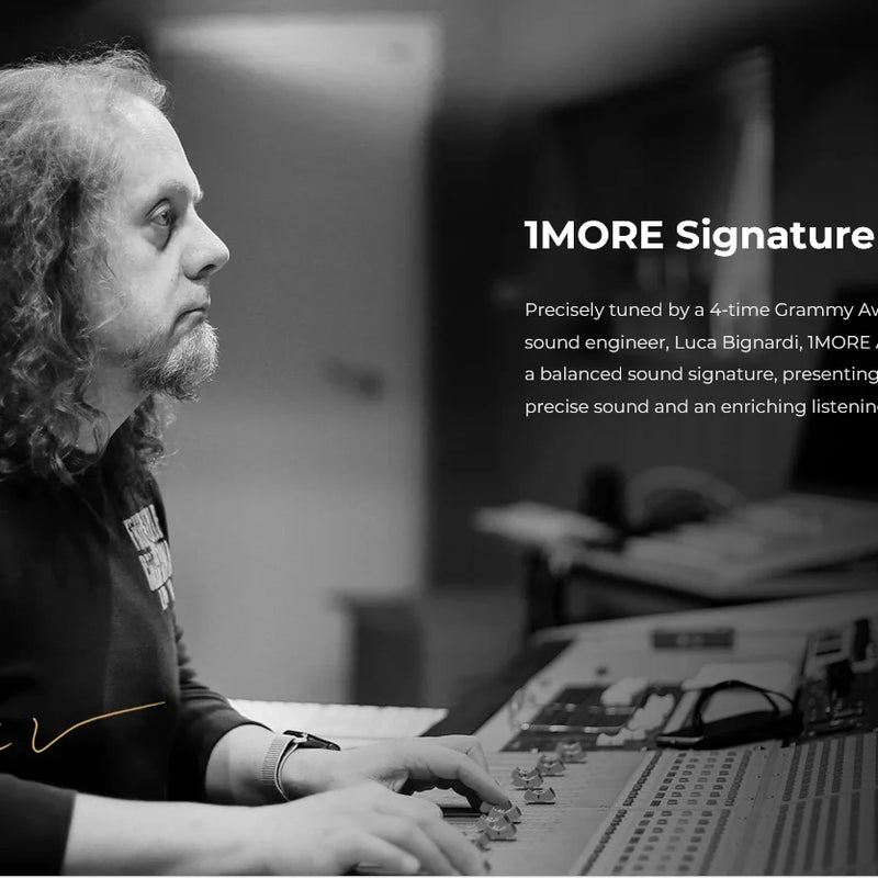 1MORE Aero Ear buds Noise Cancellation Bluetooth 5.2 flash-sale  Clear Calls 28h Playtime  Wireless Charging headset  electronic