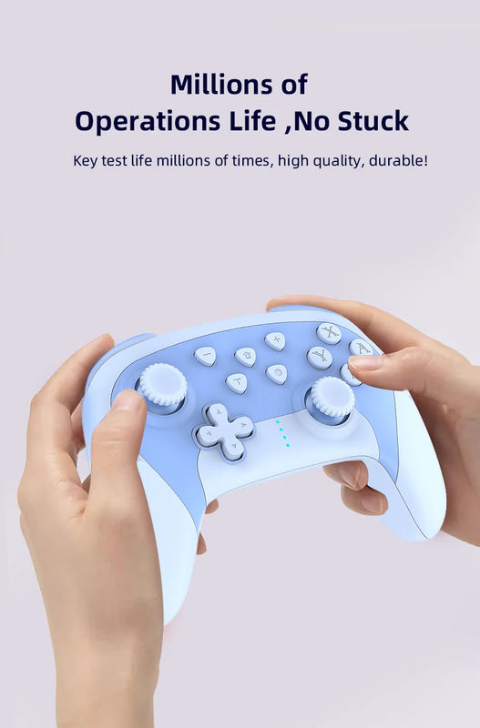 GAMINJA Bluetooth Wireless Controller For Nintendo Switch Pro Switch Lite/PC/Mobile Wireless Gamepad Multi-function Joystick