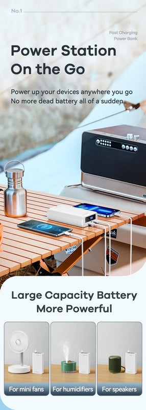 Portable Power Bank 65W Fast Charging 40000Mah Rpp-310 Pd Qc Rohs Ce Fcc 2022 New Arrivals laptop Powerbank For Xiaomi Iph