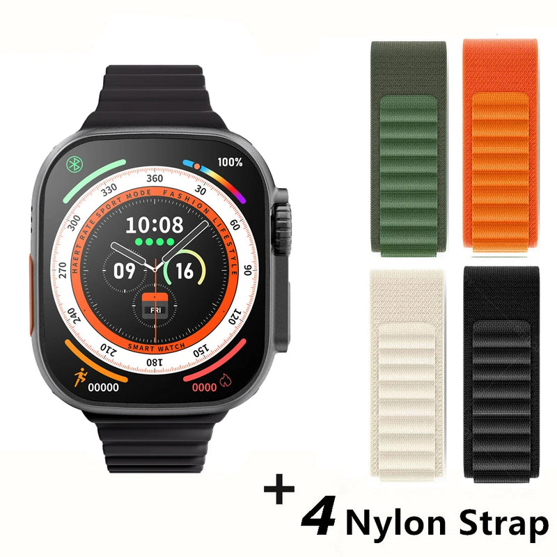 For Apple Smart Watch 10 ultra x 3 Pro MAX Gen2 49mm Amoled Screen Smartwatch Refresh Rate Wireless Charging Men Women For Sport