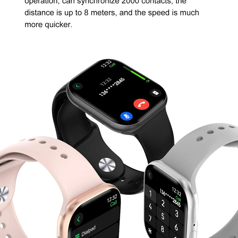 New2025 For Apple GPS Watch 10 Smart Watch NFC Men HD AMOLED Memory Music 3D Surround Bluetooth Call Waterproof Smartwatch Woman