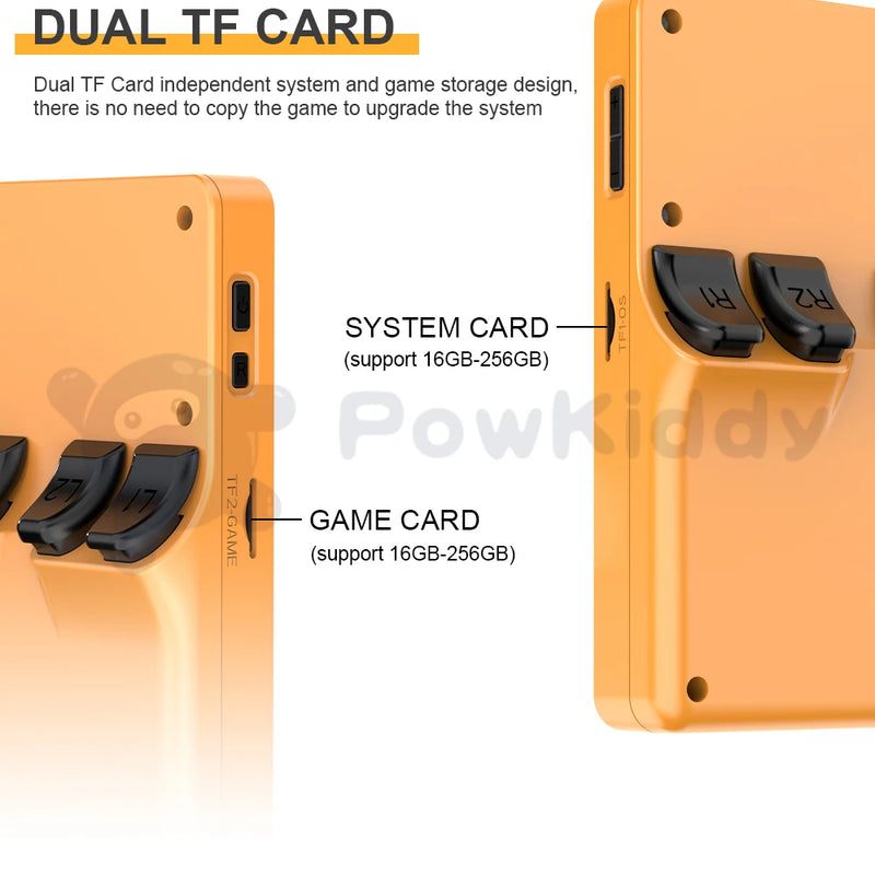 NEW RGB20S 3.5-Inch 4:3 IPS Screen Retro Handheld Game Console Open Source System RK3326 Dual Card Children's Gifts