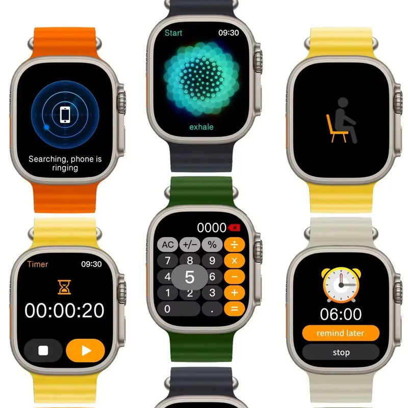 For Apple Smart Watch 10 ultra x 3 Pro MAX Gen2 49mm Amoled Screen Smartwatch Refresh Rate Wireless Charging Men Women For Sport