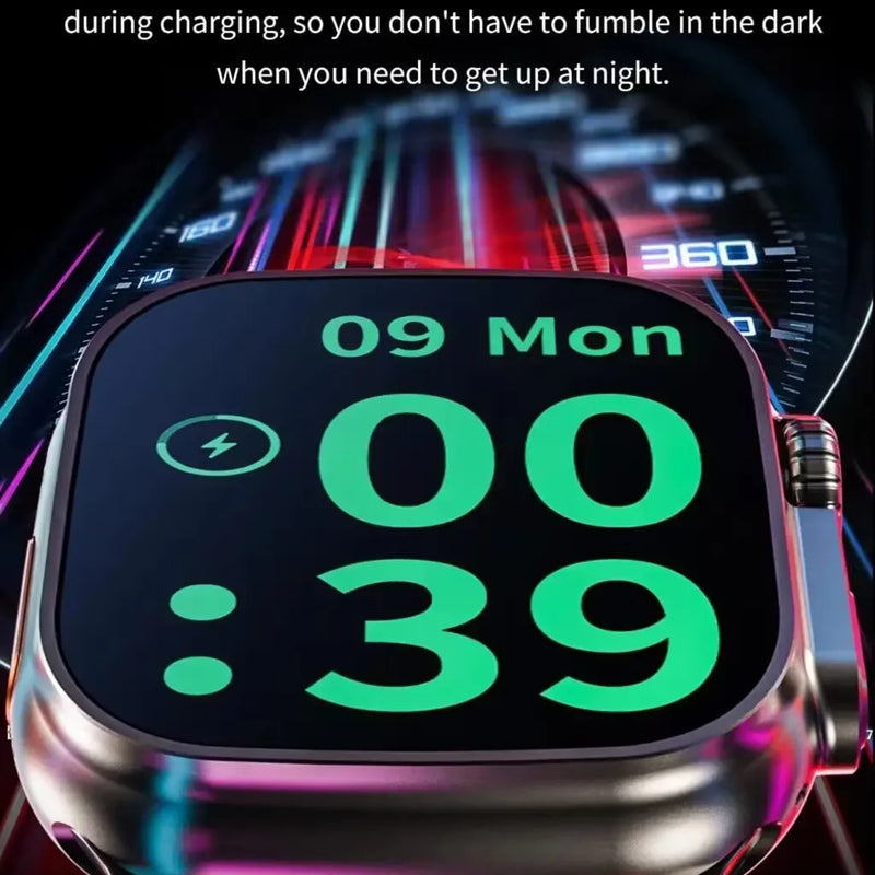 For Apple Smart Watch 10 ultra x 3 Pro MAX Gen2 49mm Amoled Screen Smartwatch Refresh Rate Wireless Charging Men Women For Sport