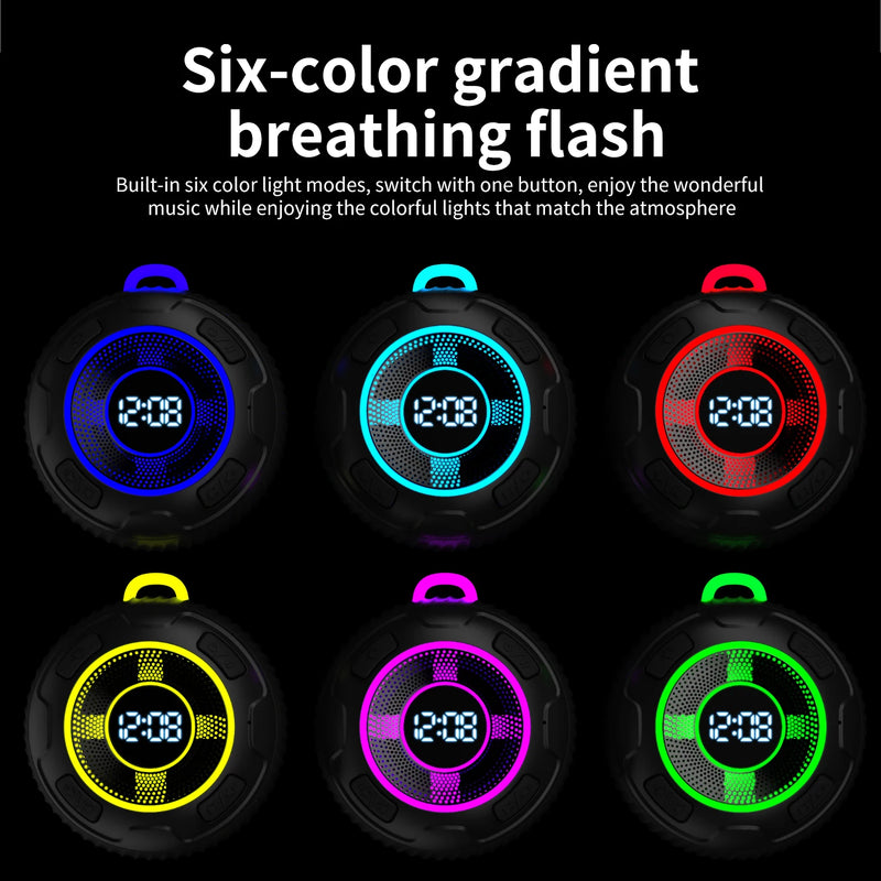 Wireless Speaker BLAST! S5 ENC IPX7 Waterproof LED Light Strong bass Bluetooth speaker Type-C charging Cable 1100mAh BLAST! S5