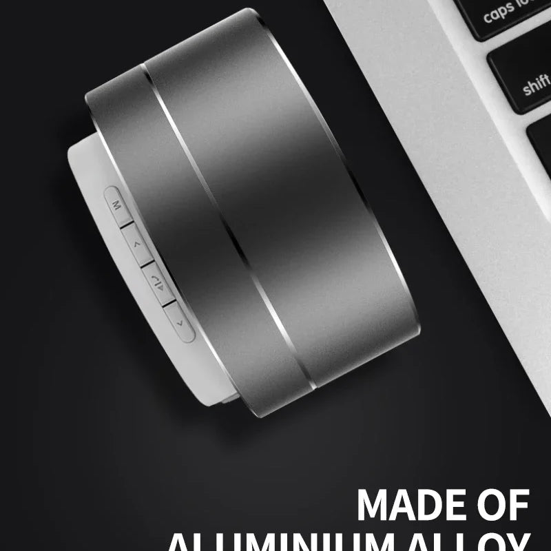 Wireless Bluetooth Speaker Small Steel Cannon Subwoofer Portable Mini Gift Card Bluetooth SpeakerColor