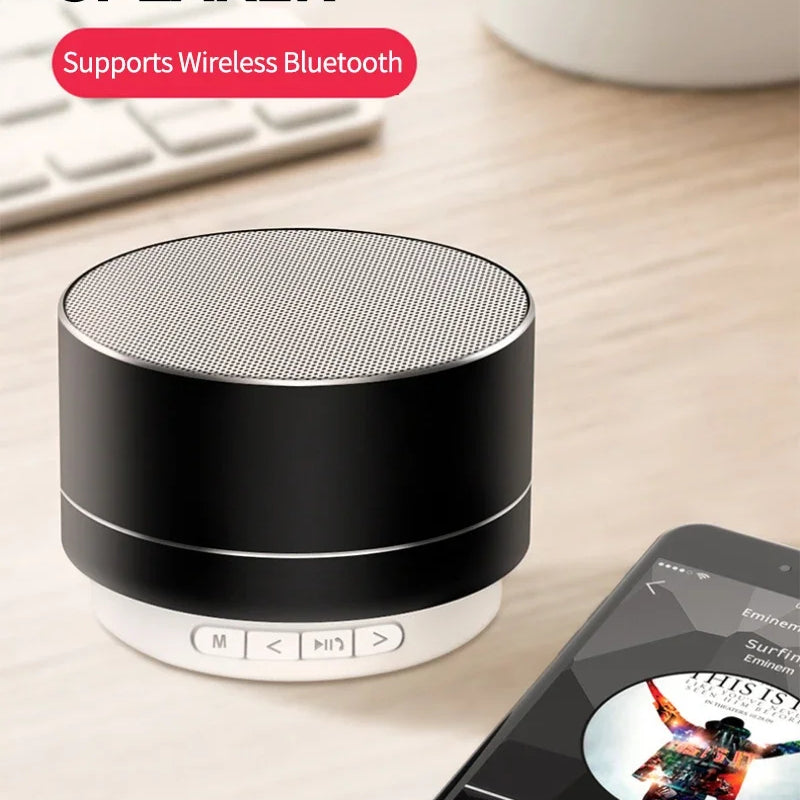 Wireless Bluetooth Speaker Small Steel Cannon Subwoofer Portable Mini Gift Card Bluetooth SpeakerColor