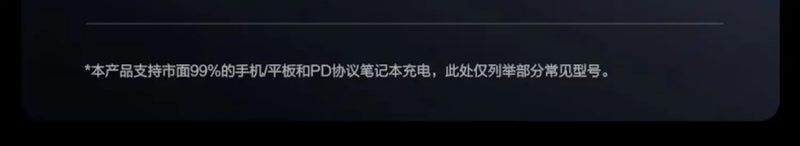 65W Power Bank 60000 MA Super Fast Charge 60000 Large Capacity Portable Lanyard with Light Notebook Camping