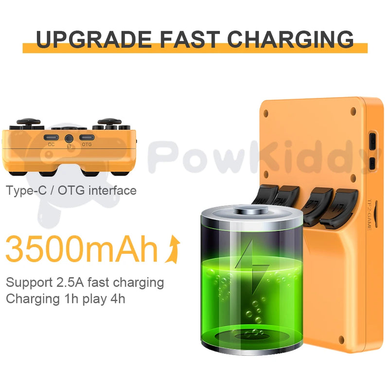 NEW RGB20S 3.5-Inch 4:3 IPS Screen Retro Handheld Game Console Open Source System RK3326 Dual Card Children's Gifts