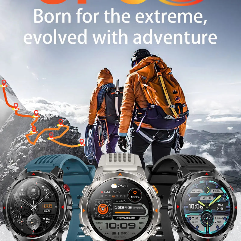 Military T-Rex 3 GPS Waterproof Smart Watch 1.46