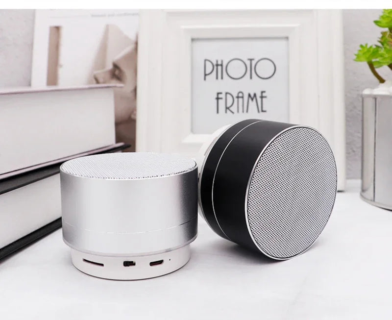 Wireless Bluetooth Speaker Small Steel Cannon Subwoofer Portable Mini Gift Card Bluetooth SpeakerColor