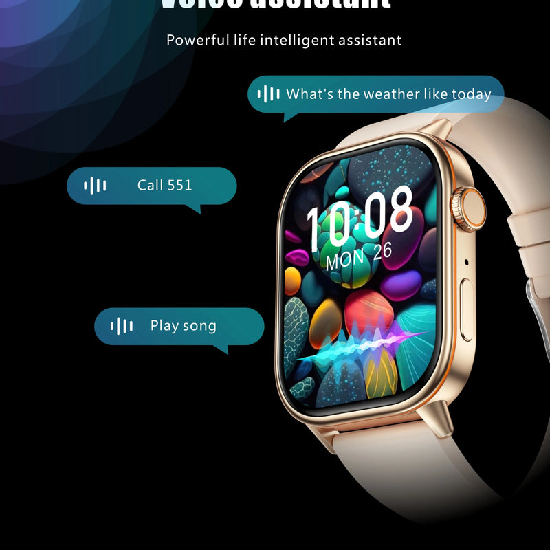 New Sports GPS tracker AMOLED Smartwatch Men Compass Military Outdoor Sports Bluetooth Call Watch 2.01 inch HD screen for Huawei