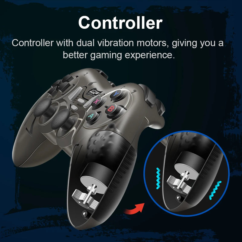 Gamepad BLACK White Wired Handle for Gaming TV / Computer PC  Joystick PS3 Controller with Vibration Effect