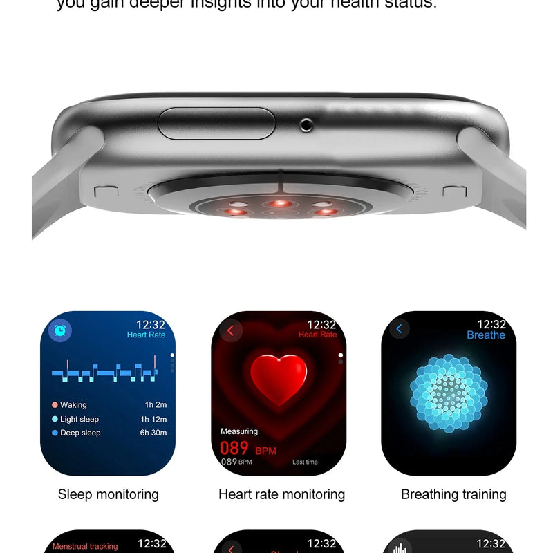 NEW Smart Watch Series 10 Men Blood Pressure BT Call NFC Sleep monitoring Wireless Charge Women Sport Smartwatch For IOS Android