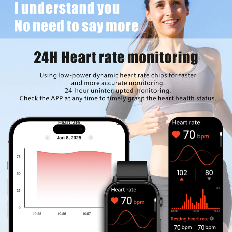 New Sports GPS tracker AMOLED Smartwatch Men Compass Military Outdoor Sports Bluetooth Call Watch 2.01 inch HD screen for Huawei