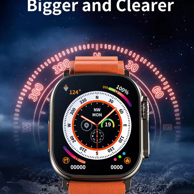 For Apple Smart Watch 10 ultra x 3 Pro MAX Gen2 49mm Amoled Screen Smartwatch Refresh Rate Wireless Charging Men Women For Sport