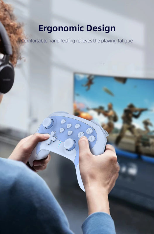 GAMINJA Bluetooth Wireless Controller For Nintendo Switch Pro Switch Lite/PC/Mobile Wireless Gamepad Multi-function Joystick