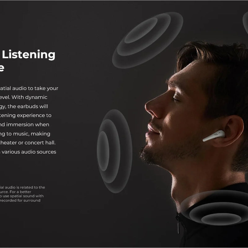 1MORE Aero Ear buds Noise Cancellation Bluetooth 5.2 flash-sale  Clear Calls 28h Playtime  Wireless Charging headset  electronic