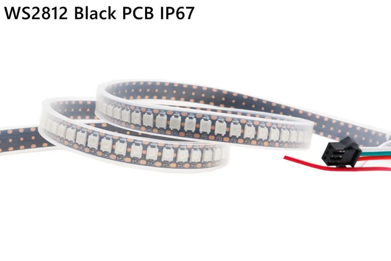 DC5V WS2812B Led Strip light 30/60/74/96/144leds/m Individually Addressable Smart 5050RGB WS2812 Pixels Led Light IP30/65/67