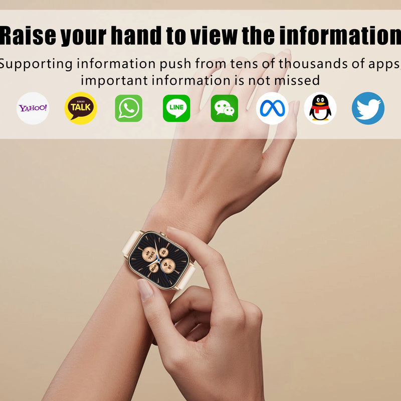 New Sports GPS tracker AMOLED Smartwatch Men Compass Military Outdoor Sports Bluetooth Call Watch 2.01 inch HD screen for Huawei