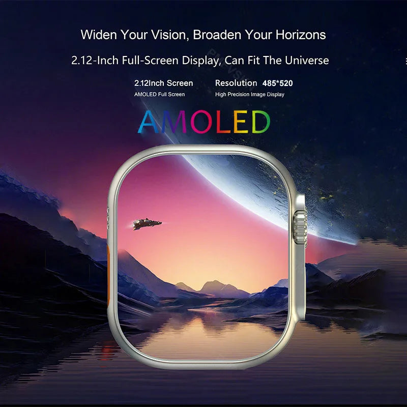 For Apple Smart Watch 10 ultra x 3 Pro MAX Gen2 49mm Amoled Screen Smartwatch Refresh Rate Wireless Charging Men Women For Sport