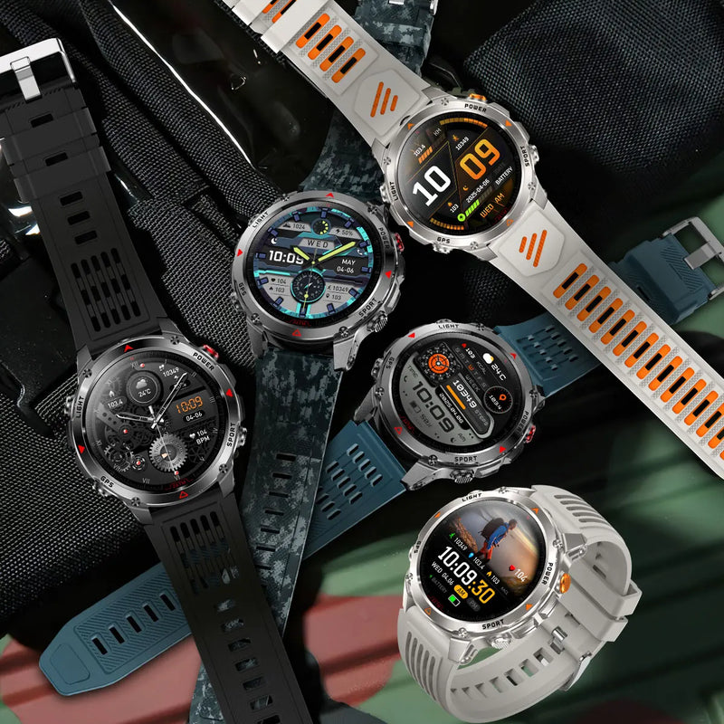 Military T-Rex 3 GPS Waterproof Smart Watch 1.46