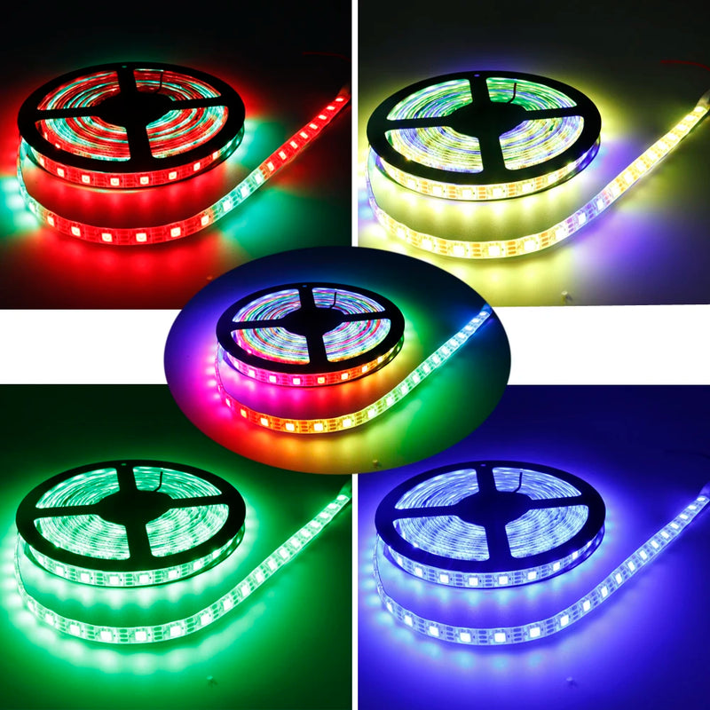 DC5V WS2812B Led Strip light 30/60/74/96/144leds/m Individually Addressable Smart 5050RGB WS2812 Pixels Led Light IP30/65/67