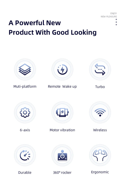 GAMINJA Bluetooth Wireless Controller For Nintendo Switch Pro Switch Lite/PC/Mobile Wireless Gamepad Multi-function Joystick